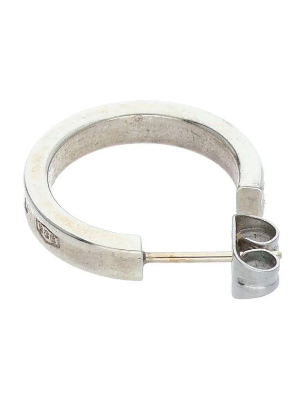 Tiffany & Co Silver Hoop Earrings